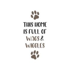 this home is full of wags and wiggles