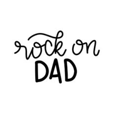 rock on dad