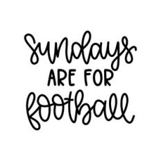 sundays are for football