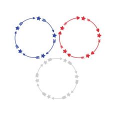 4th of july monogram frames