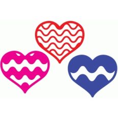 groovy heart set