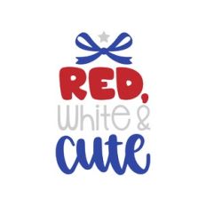 red white and cute