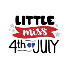 little miss 4th of july