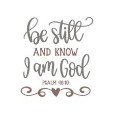 psalm 46:10