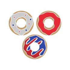 4th of july donuts
