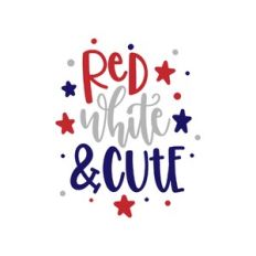 red white and cute