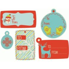 pnc christmas gift tags set