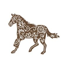 horse flourish