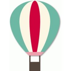 layered hot air balloon