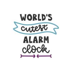 world's cutest alarm clock