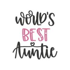 world's best auntie