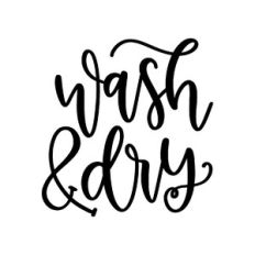 wash and dry