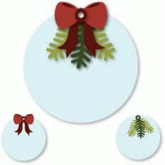 evergreen round tag