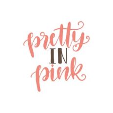 pretty in pink