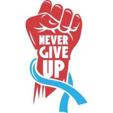 never give up