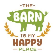 the barn is my happy place