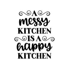 messy kitchen