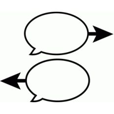 speech bubble arrows