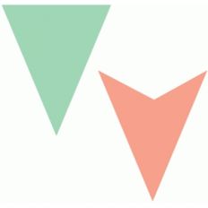 set of 2 triangles