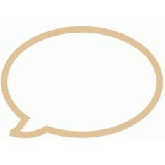 speech bubble outline