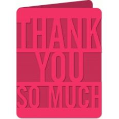 'thank you so much' card