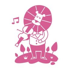 whimsical lion