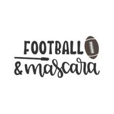 football and mascara
