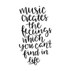 music creates the feelings