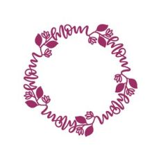 mom monogram frame