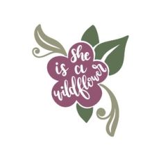 she is a wildflower