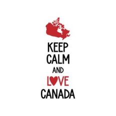 keep calm and love canada