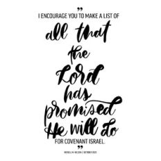 his promises
