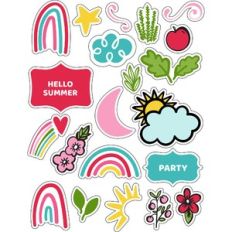 ml doodled happiness stickers