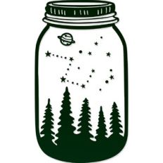 mason jar forest