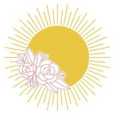 sunshine with flowers