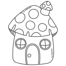 mushroom fairy house