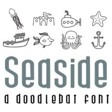 seaside doodlebat font