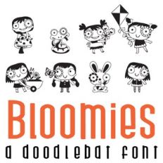 bloomies doodlebat font