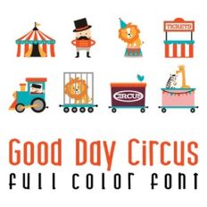 good day circus full color font