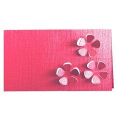 3d plum blossom place card