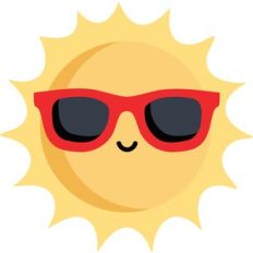 cute summer sun