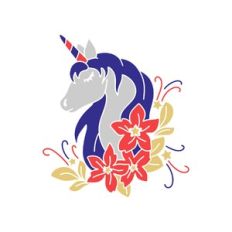 4th of july truck and unicorns