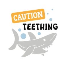 caution teething