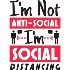 i'm social distancing