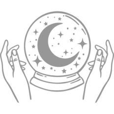 crystal ball with hands