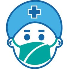 male nurse with mask