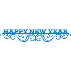 happy new year flourish