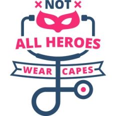 not all heroes wear capes