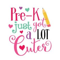 pre-k just got a lot cuter