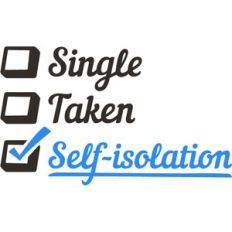 single taken self-isolation